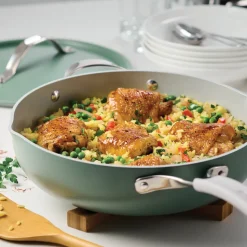 All in One Plus Pan, 5 Quart Ceramic Non Stick