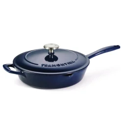 Bestow 10 Inch Enameled Cast-Iron Covered Skillet