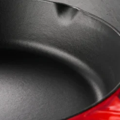 Bestow 10 in Enameled Cast-Iron Skillet - Gradated Red