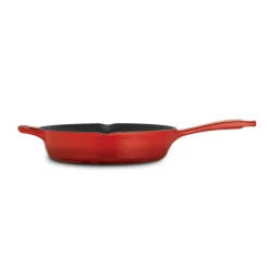 Bestow 10 in Enameled Cast-Iron Skillet - Gradated Red