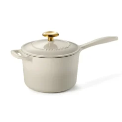 Bestow 2.5 Quart Enameled Cast-Iron Covered Sauce Pan