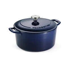 Bestow 5.5 Quart Enameled Cast Iron Covered Round Dutch Oven
