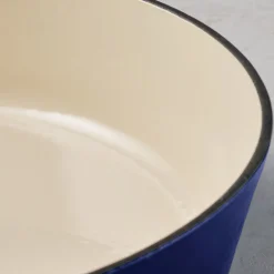 Bestow 5.5 Quart Enameled Cast Iron Covered Round Dutch Oven