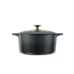 Bestow 5.5 Quart Enameled Cast Iron Covered Round Dutch Oven