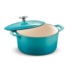 Bestow 5.5 Quart Enameled Cast Iron Covered Round Dutch Oven