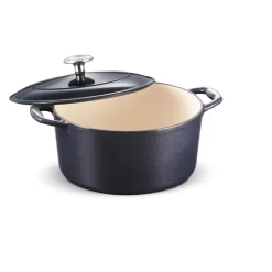 Bestow 5.5 Quart Enameled Cast Iron Covered Round Dutch Oven