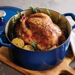 Bestow 5.5 Quart Enameled Cast Iron Covered Round Dutch Oven