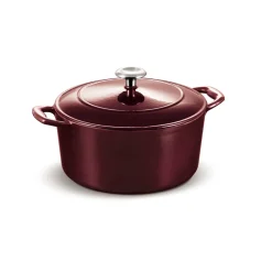 Bestow 5.5 Quart Enameled Cast Iron Covered Round Dutch Oven