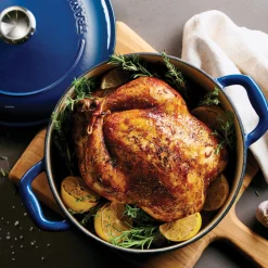Bestow 5.5 Quart Enameled Cast Iron Covered Round Dutch Oven