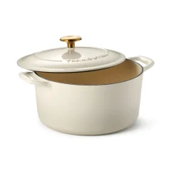 Bestow 5.5 Quart Enameled Cast Iron Covered Round Dutch Oven