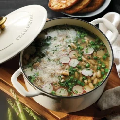 Bestow 5.5 Quart Enameled Cast Iron Covered Round Dutch Oven