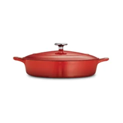 Bestow 4 Quart Enameled Cast-Iron Covered Braiser