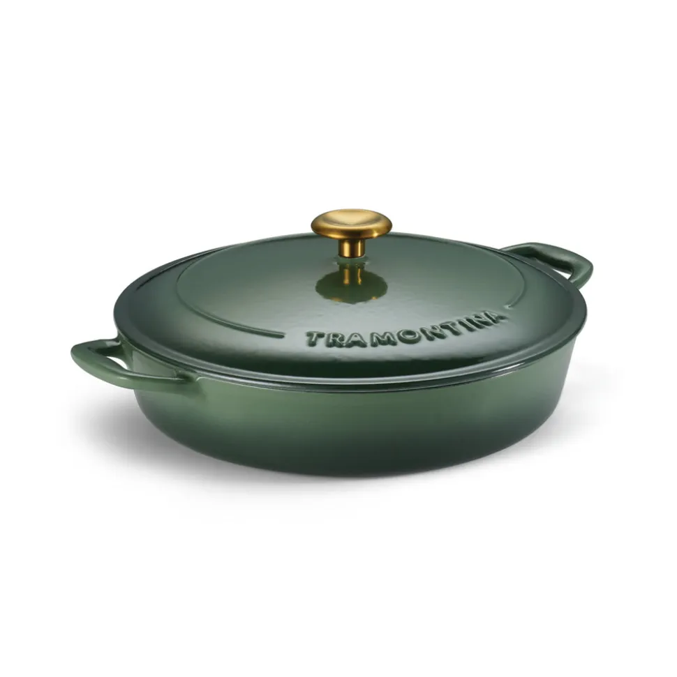 Bestow 4 Quart Enameled Cast-Iron Covered Braiser