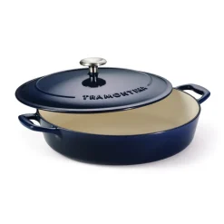 Bestow 4 Quart Enameled Cast-Iron Covered Braiser