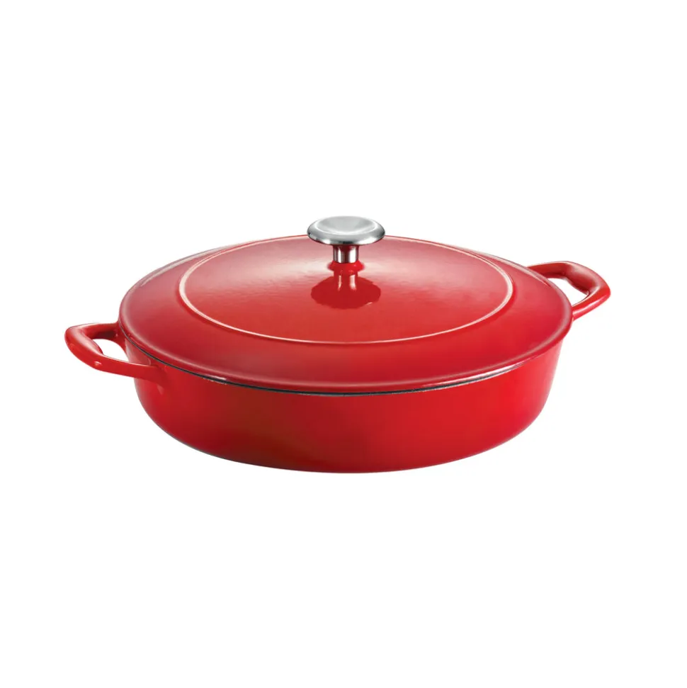 Bestow 4 Quart Enameled Cast-Iron Covered Braiser