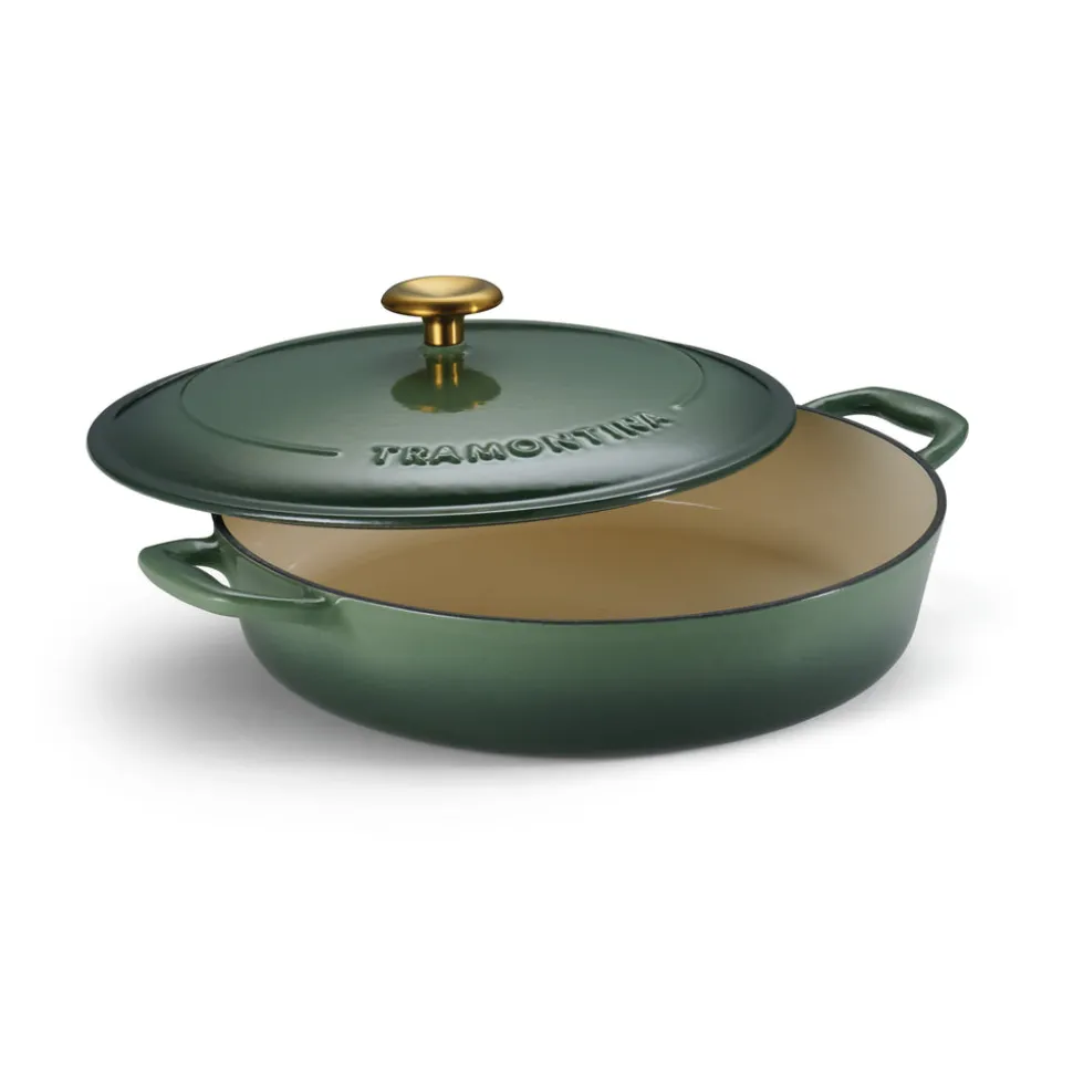 Bestow 4 Quart Enameled Cast-Iron Covered Braiser
