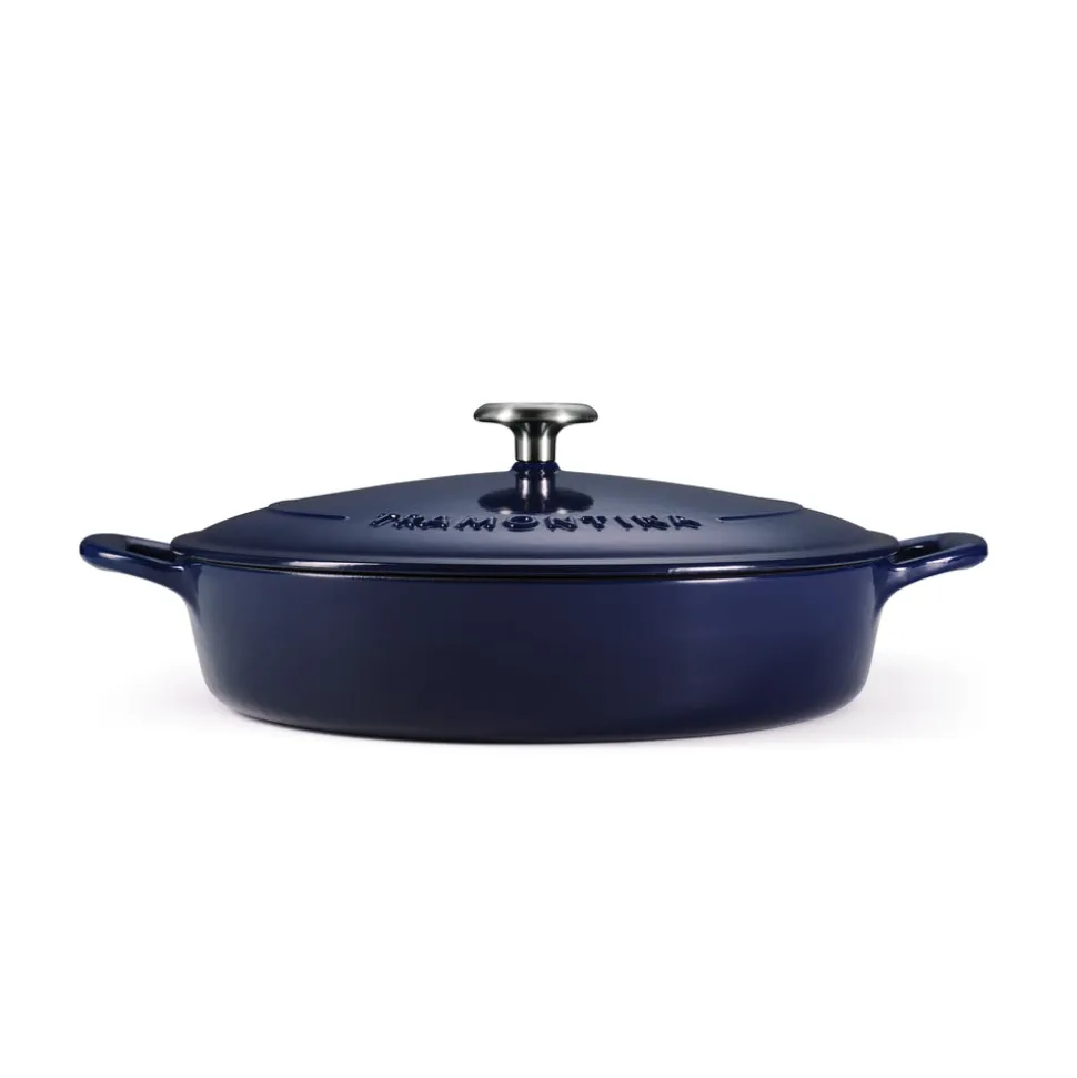 Bestow 4 Quart Enameled Cast-Iron Covered Braiser