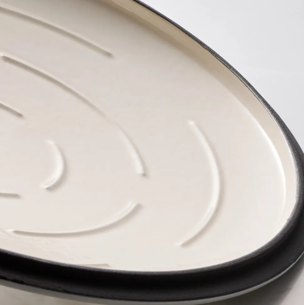 Bestow 7 Quart Enameled Cast-Iron Oval Dutch Oven