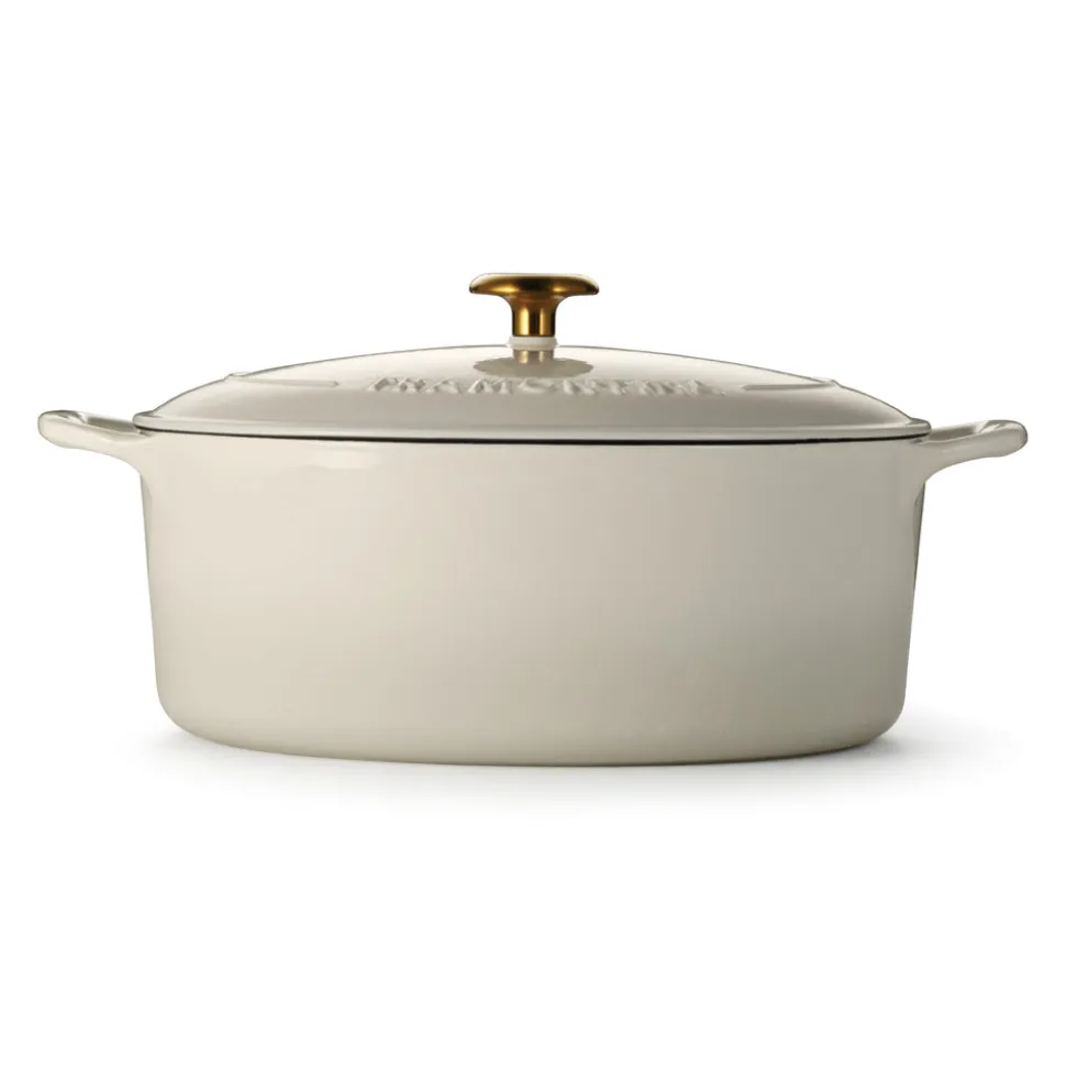Bestow 7 Quart Enameled Cast-Iron Oval Dutch Oven
