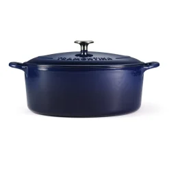 Bestow 7 Quart Enameled Cast-Iron Oval Dutch Oven