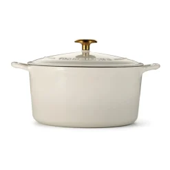 Bestow 6.5 Quart Enameled Cast-Iron Covered Round Dutch Oven