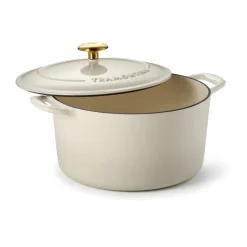 Bestow 6.5 Quart Enameled Cast-Iron Covered Round Dutch Oven