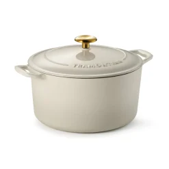 Bestow 6.5 Quart Enameled Cast-Iron Covered Round Dutch Oven