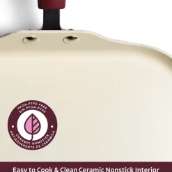 Ceramaware 11 Inch Ceramic Nonstick Square Griddle