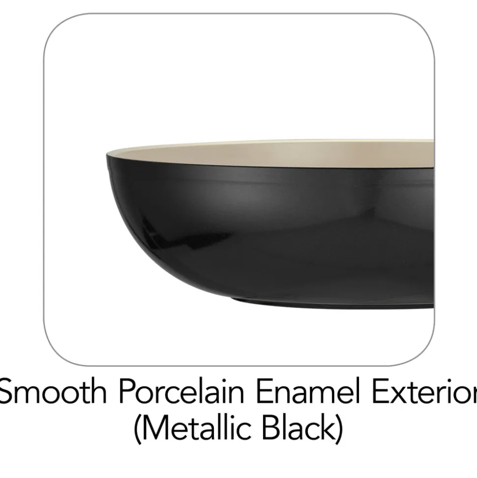 Ceramica Deluxe 11 Inch Ceramic Stir-Fry Pan