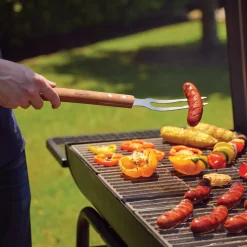 Churrasco BBQ Carving Fork with Wood Handle