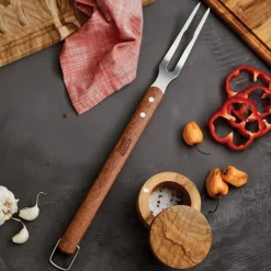 Churrasco BBQ Carving Fork with Wood Handle