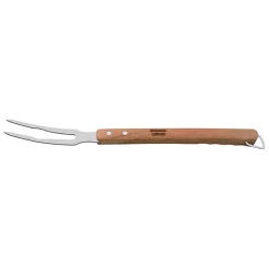 Churrasco BBQ Carving Fork with Wood Handle