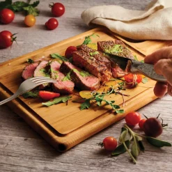 Churrasco BBQ 5 in Forged Embossed Steak Knife 4 Piece Set