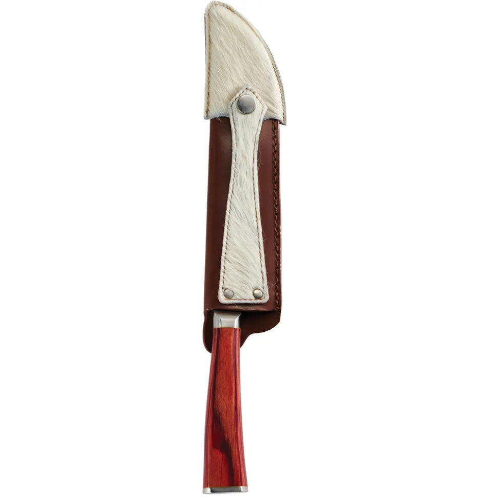 Churrasco BBQ 7 in Gaucho Style Knife with Leather Sheath