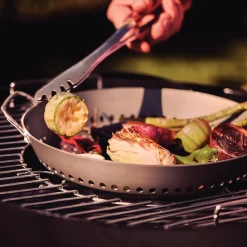 Churrasco BBQ 12 in Round Carbon Steel Grill Pan
