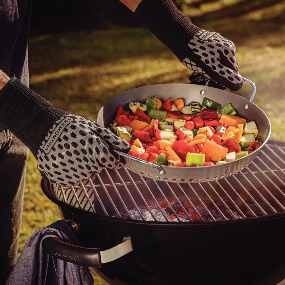 Churrasco BBQ 12 in Round Carbon Steel Grill Pan