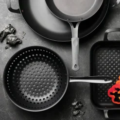 Churrasco BBQ 10 in Round Carbon Steel Stir Fry Pan