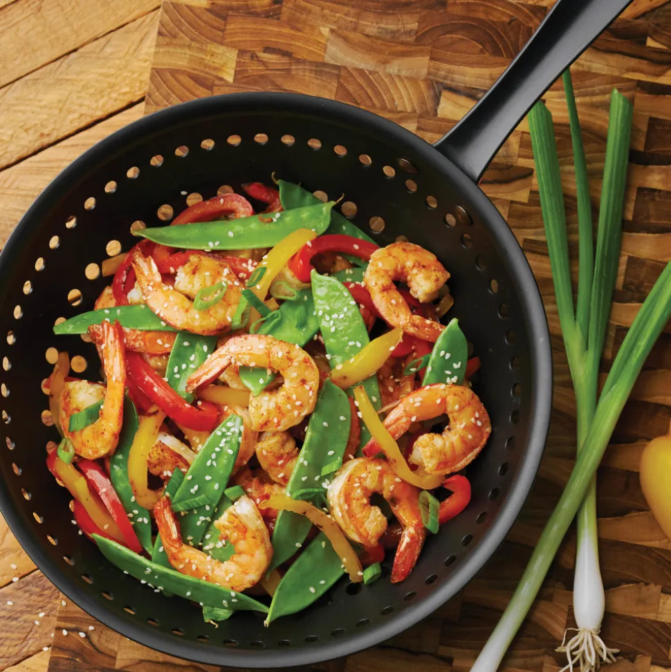 Churrasco BBQ 10 in Round Carbon Steel Stir Fry Pan