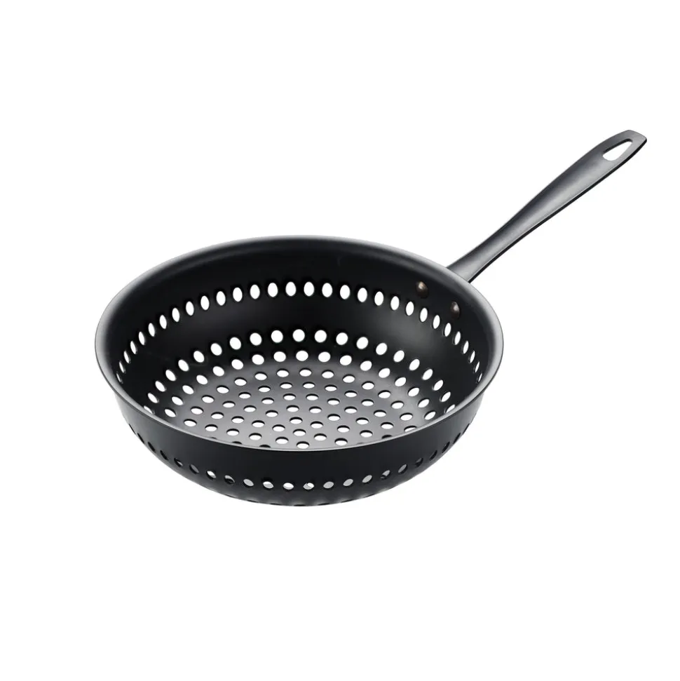 Churrasco BBQ 10 in Round Carbon Steel Stir Fry Pan