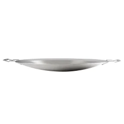 Churrasco BBQ 17.25 in Tri-Ply Clad Stainless Steel Round Grill Pan