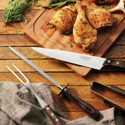 Churrasco BBQ 8 Piece Carving Set with Carry Case