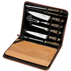 Churrasco BBQ 8 Piece Carving Set with Carry Case