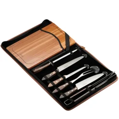 Churrasco BBQ 8 Piece Carving Set with Carry Case