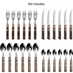 Churrasco BBQ 24 Piece Polywood Flatware Set