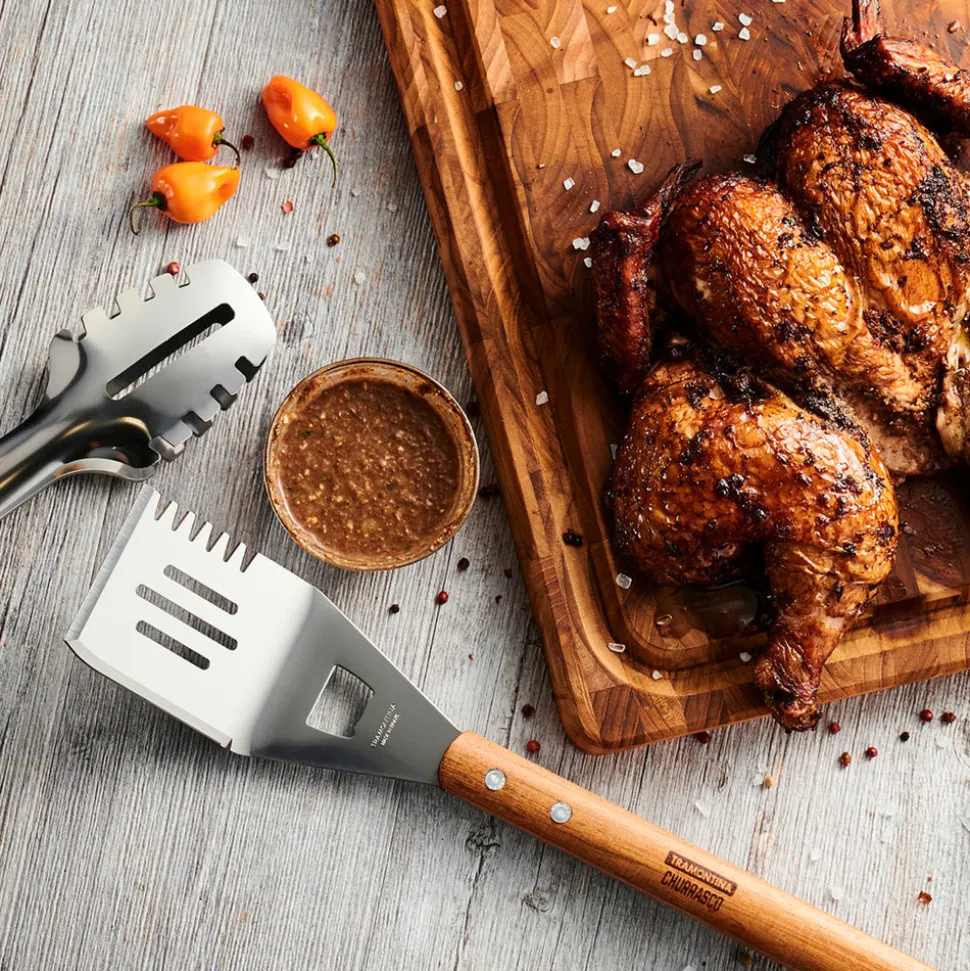 Churrasco BBQ Spatula with Wood Handle