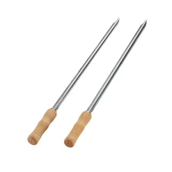 Churrasco BBQ Stainless Steel Skewer and Grill Rack Set