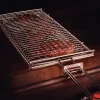Churrasco BBQ Stainless Steel Flat Grill Basket