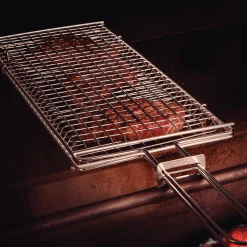 Churrasco BBQ Stainless Steel Flat Grill Basket