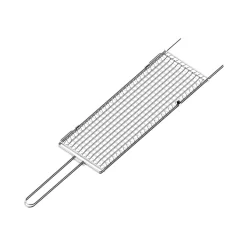 Churrasco BBQ Stainless Steel Flat Grill Basket