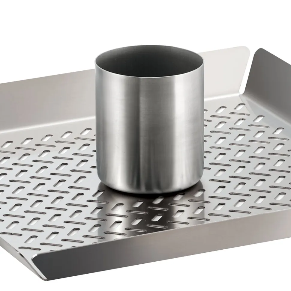 Churrasco BBQ Stainless Steel Outdoor Chicken Roaster with Basting Cup